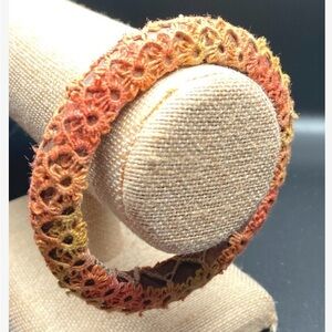 Crochet bangle